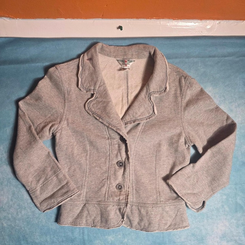 Hard Tail Forever Gray Cotton Jacket